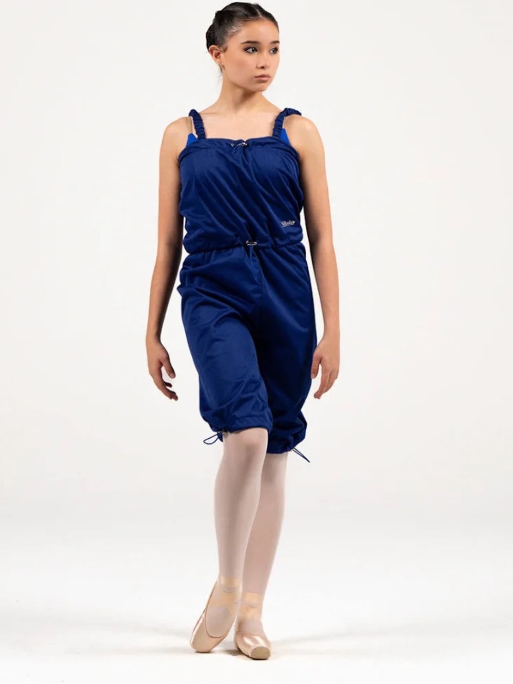 NWT Grishko Bobbie 0404PT Blue Sauna Warm Up Shortard Unitard XS Ballet